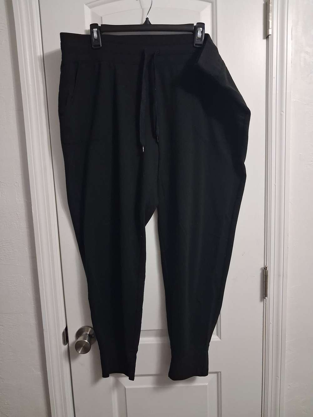 Women's XL Black Drawstring Jogger Pants